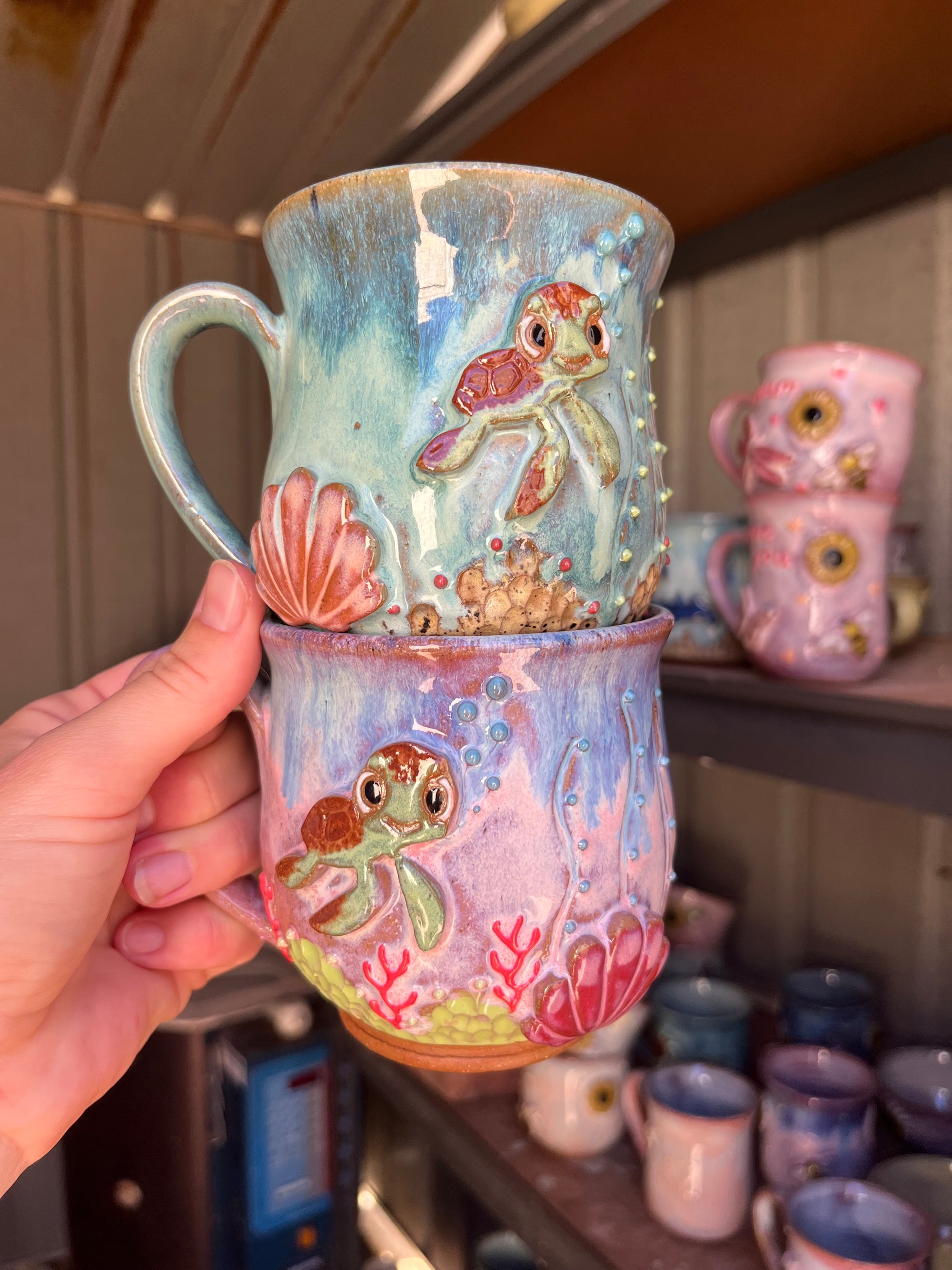 PRE ORDER - PRE ORDER Turtle Coral Mug