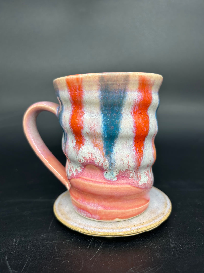 MEDIUM Ribbed bubble mug 8