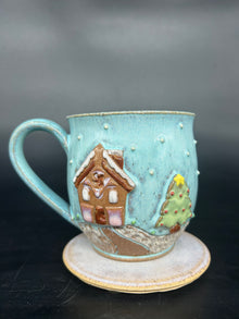 MEDIUM Christmas House / Tree Mug 1