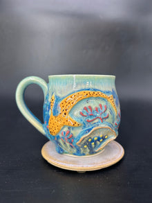 MEDIUM tiger shark mug