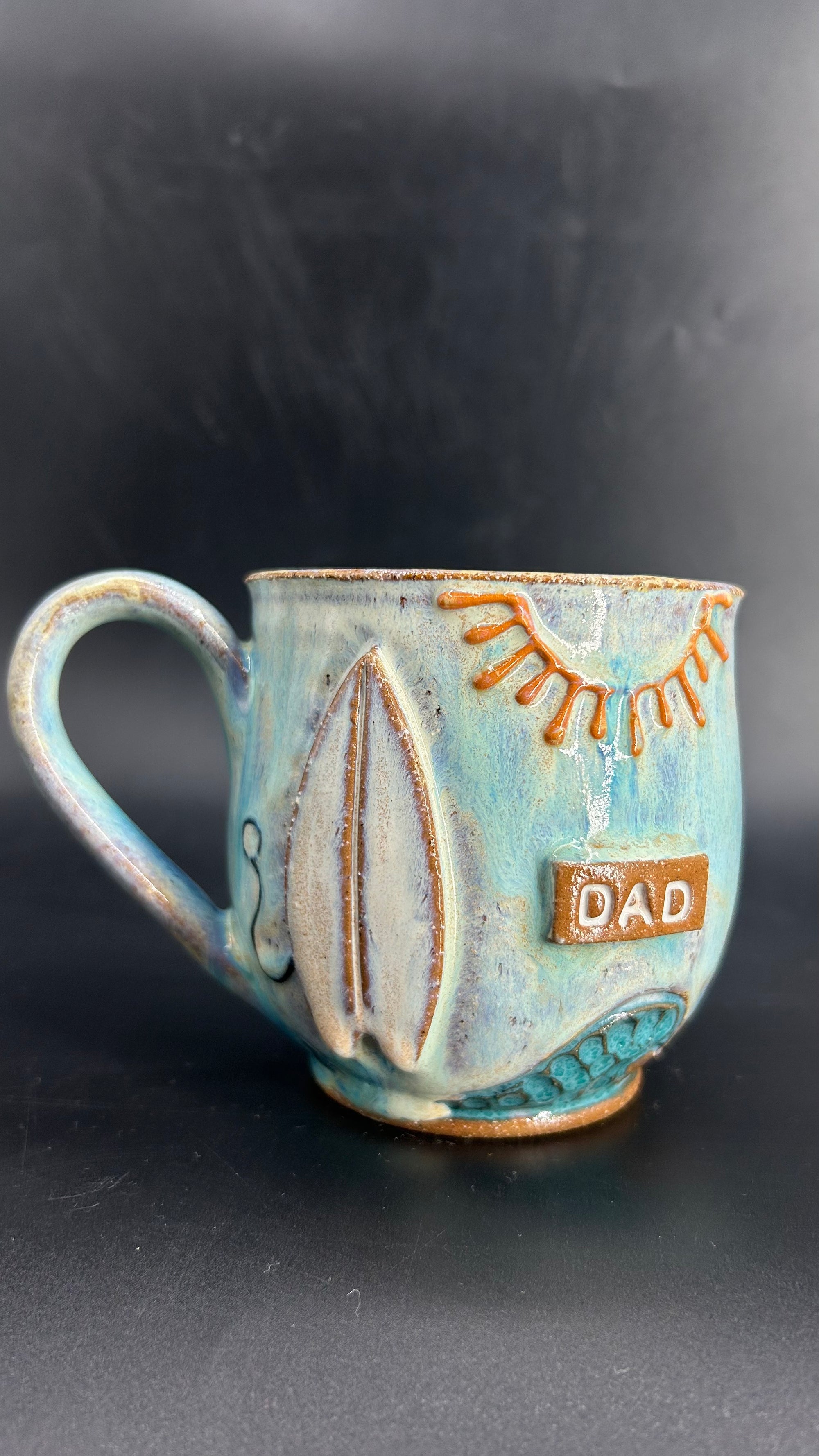 Fathers Day Pre Order Surfboard Mug 4