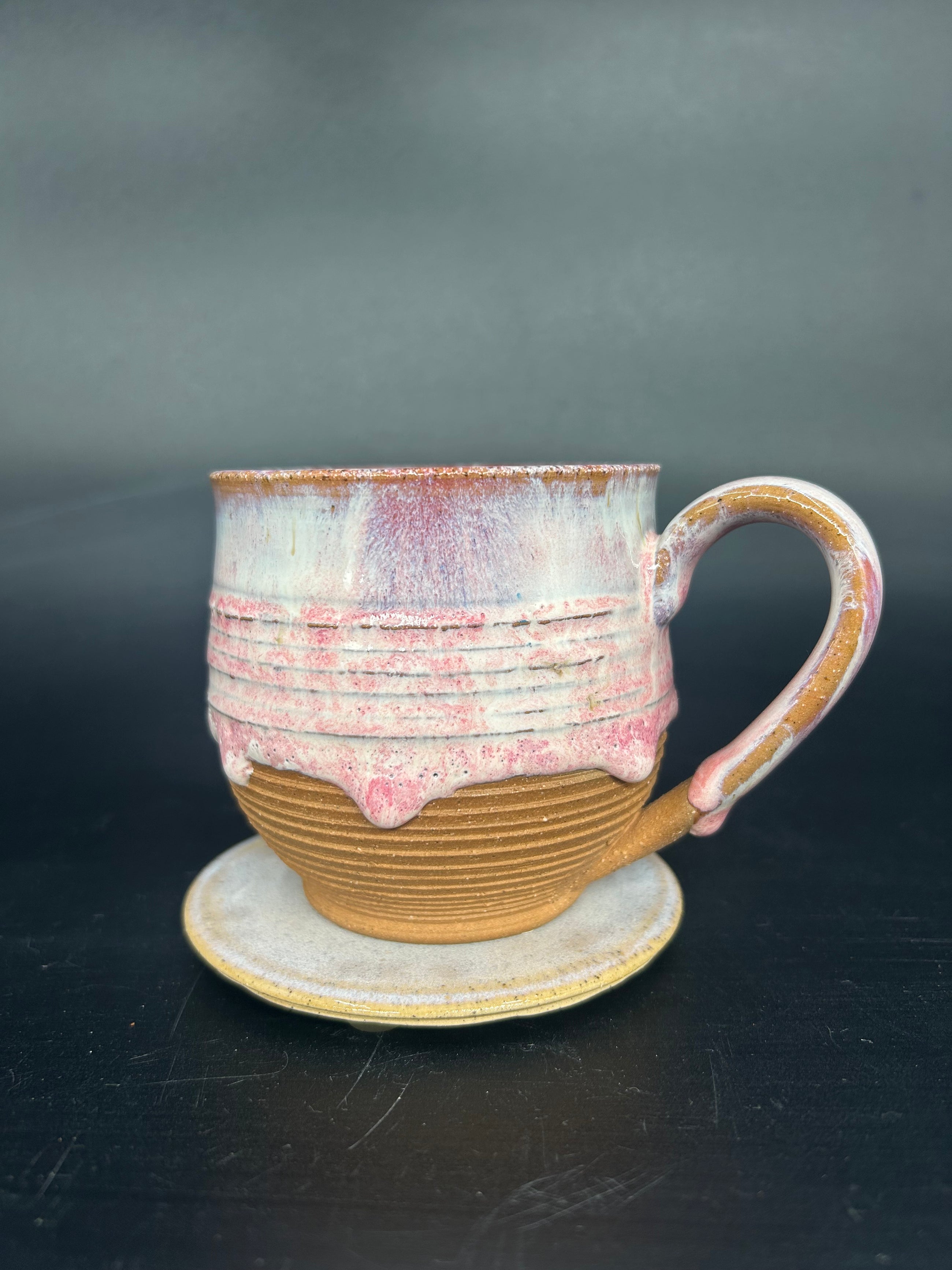 MEDIUM Textured candy mug 17