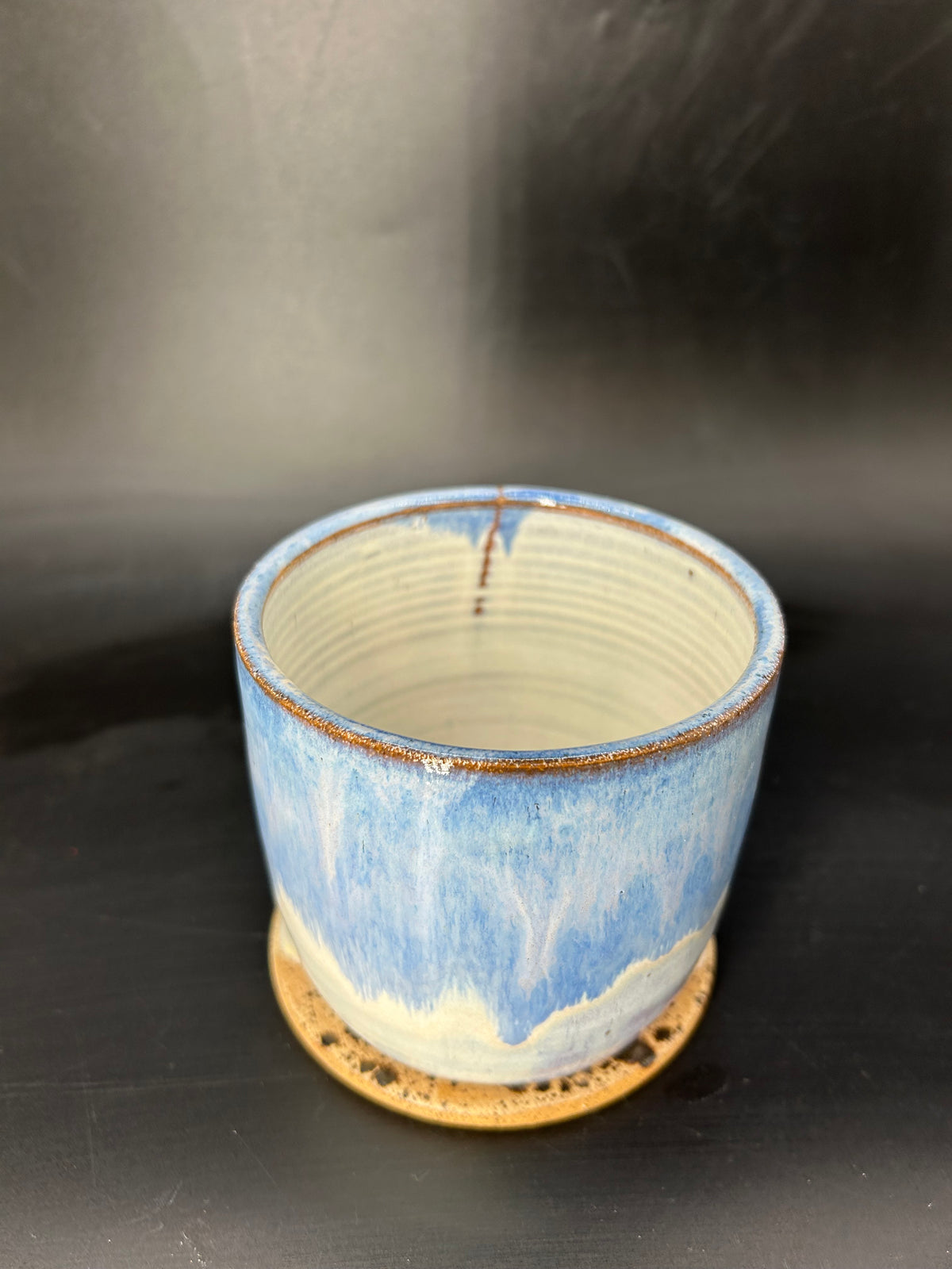 IMPERFECT- canister no lid