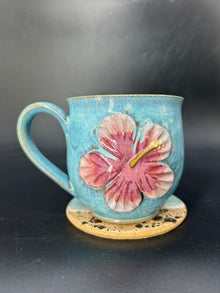 MEDIUM hibiscus flower mug 9
