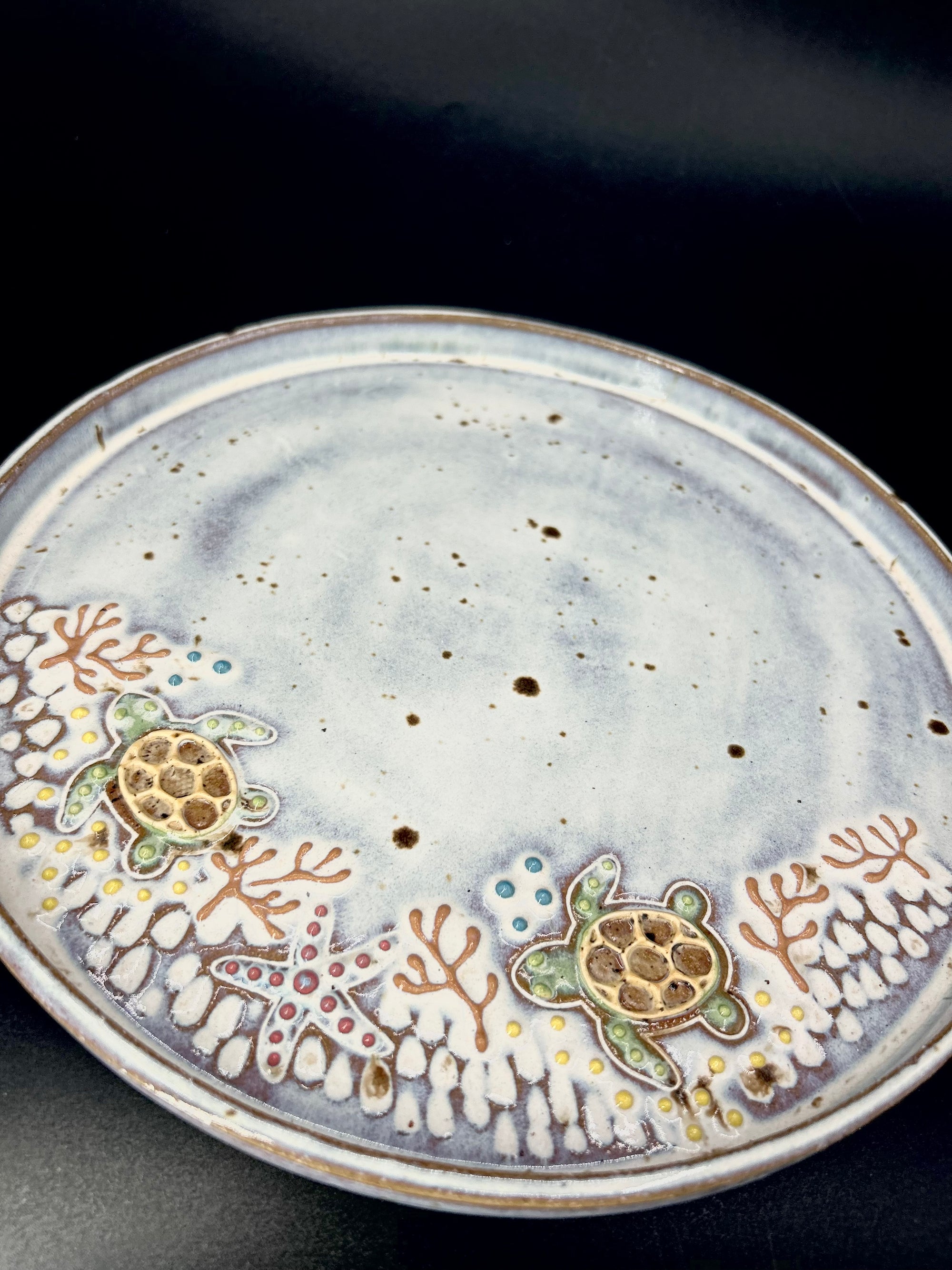 Turtle coral PLATE