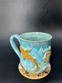 MEDIUM turtle / leopard shark mug 5