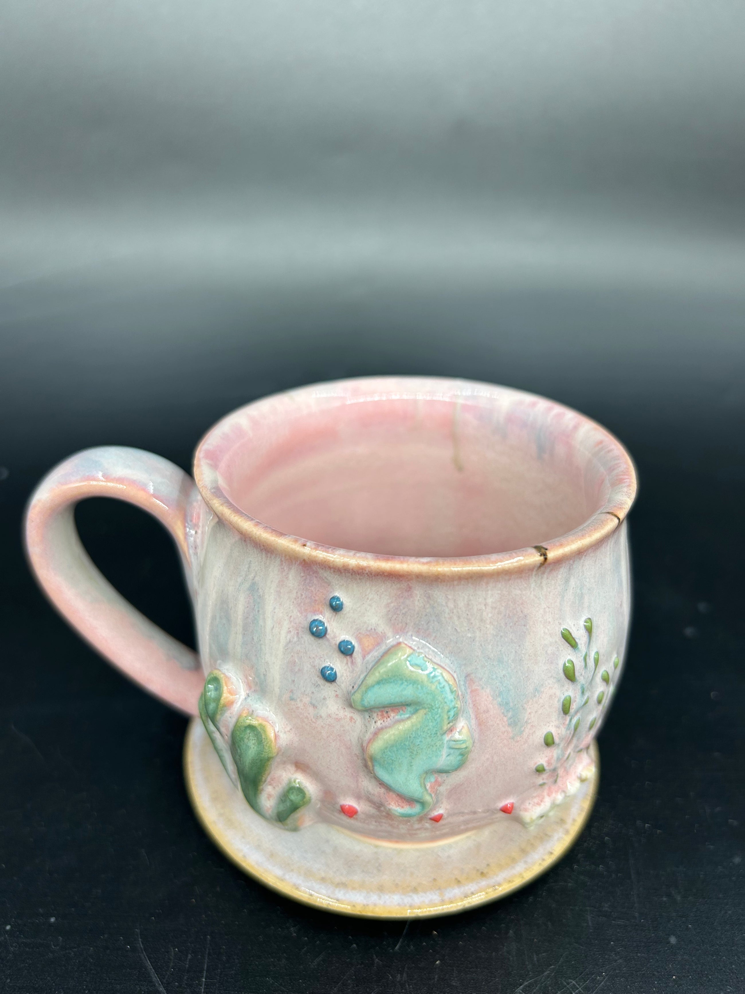 MEDIUM seahorse mug 2
