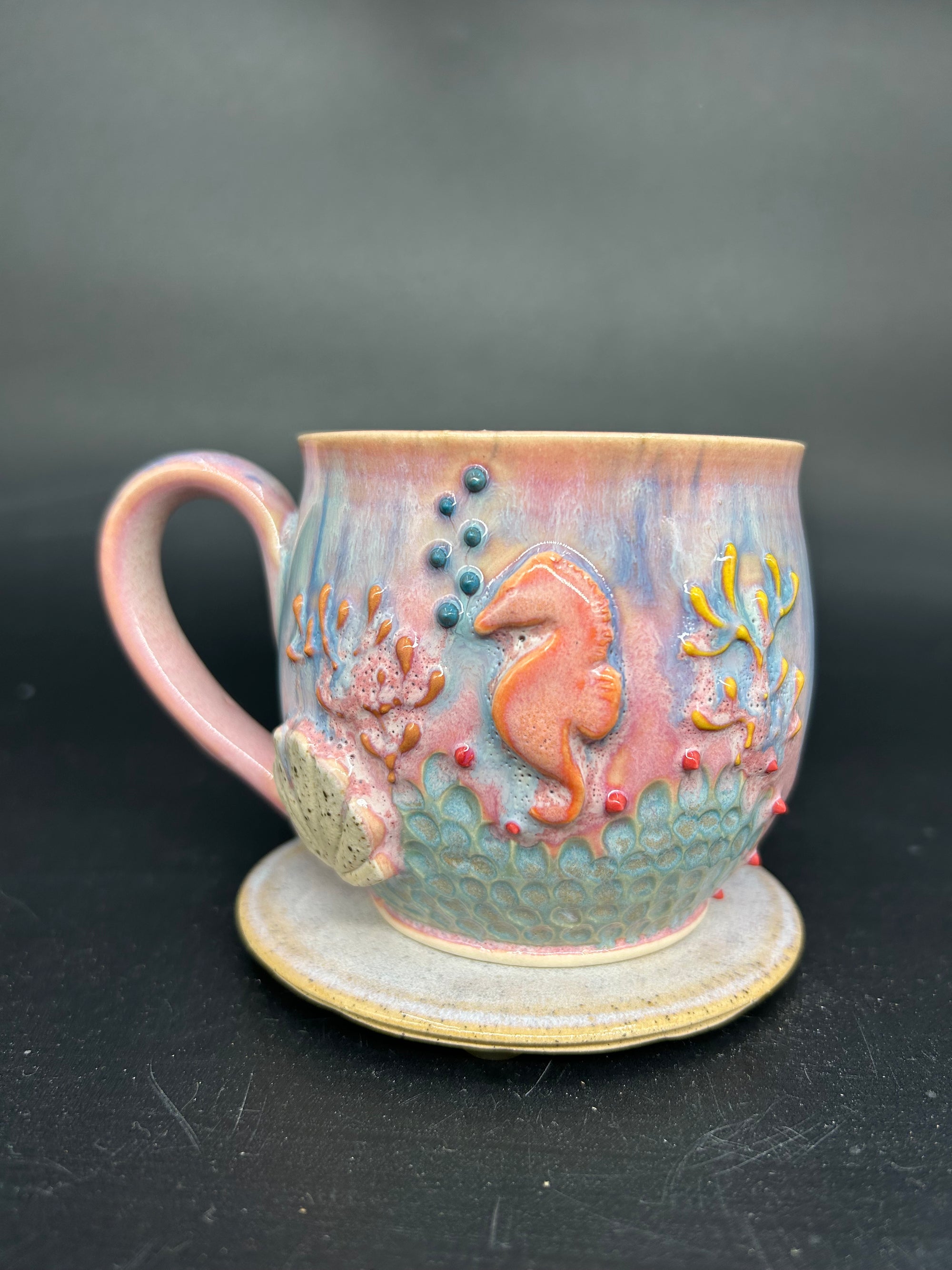 MEDIUM seahorse mug 3