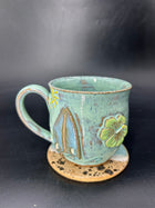 MEDIUM surfboard/ hibiscus mug 4