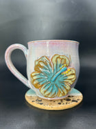 MEDIUM hibiscus mug 22