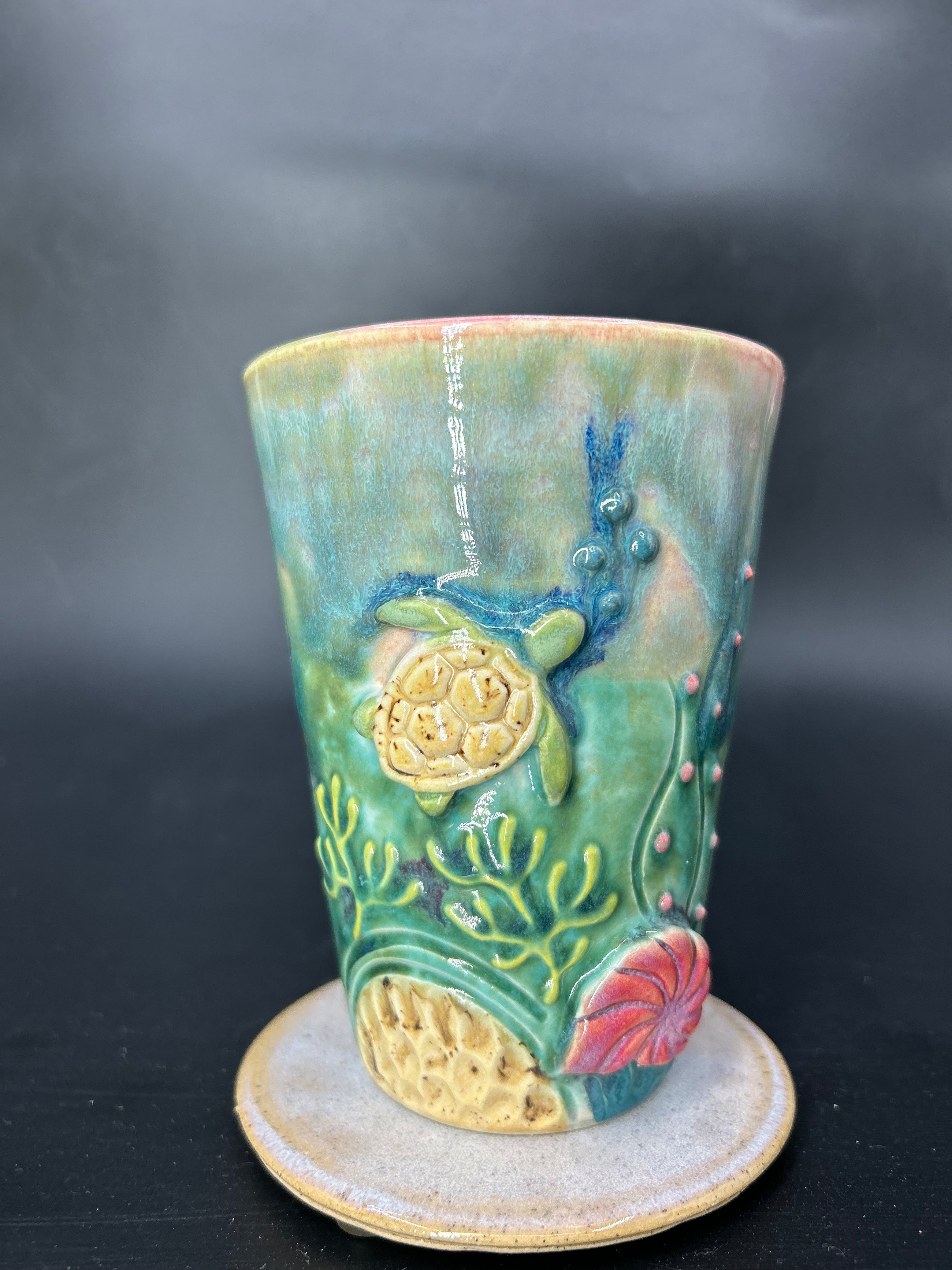 Turtle Coral STRAW TUMBLER
