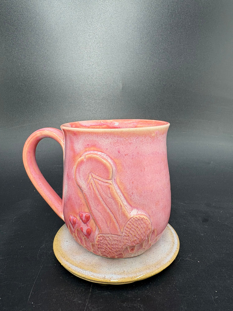 IMPERFECT MEDIUM pink penis mug 1