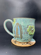 MEDIUM surfboard/ hibiscus mug 4