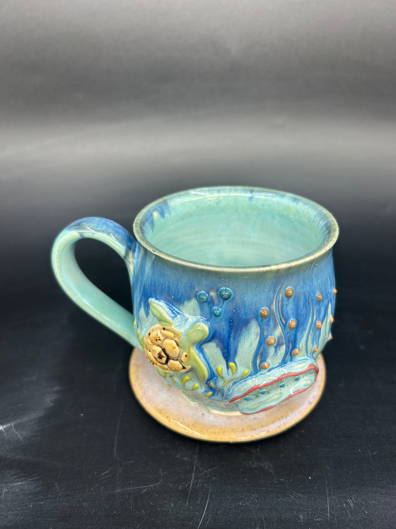 IMPERFECT - MEDIUM turtle mug 7