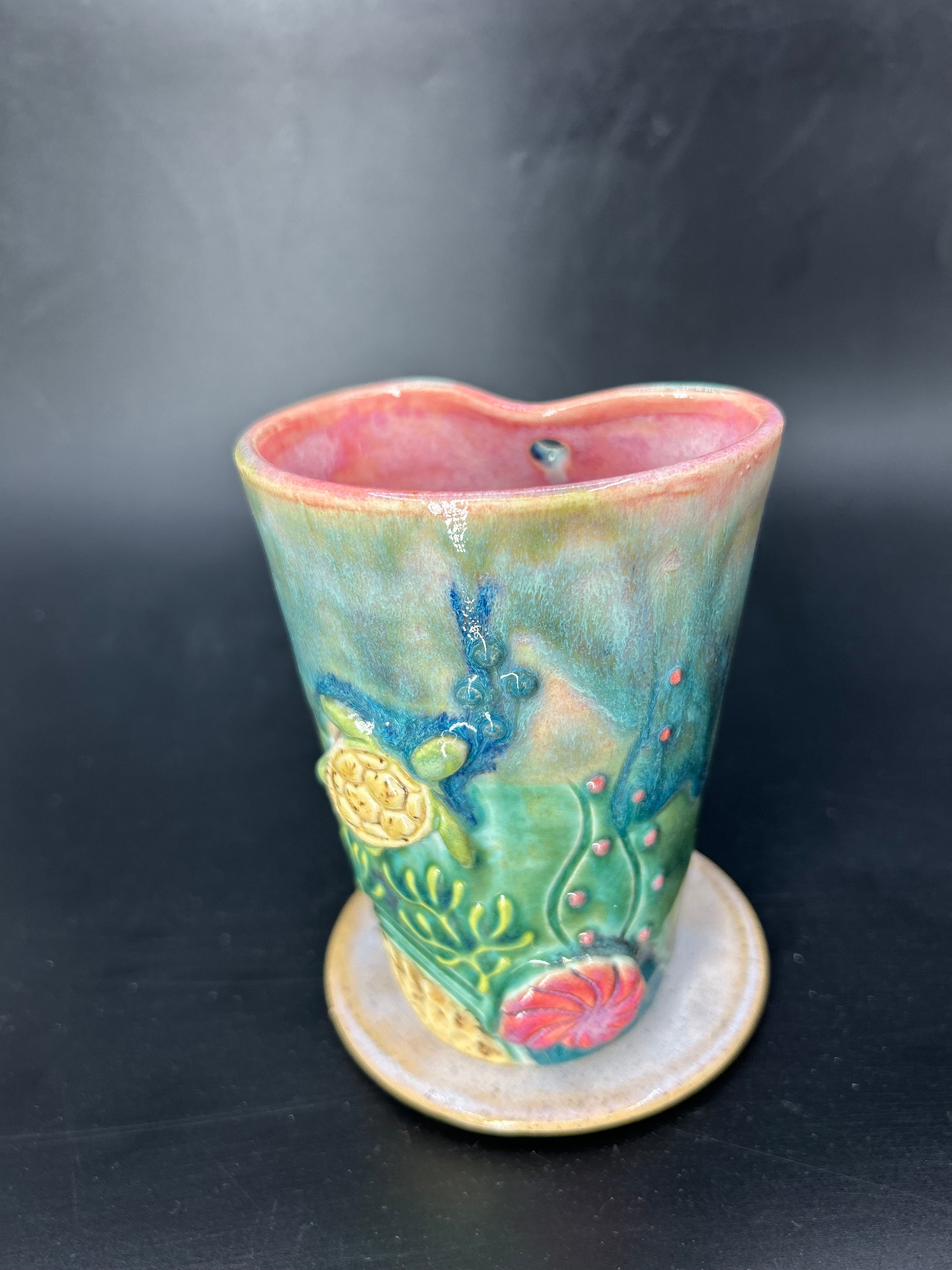 Turtle Coral STRAW TUMBLER