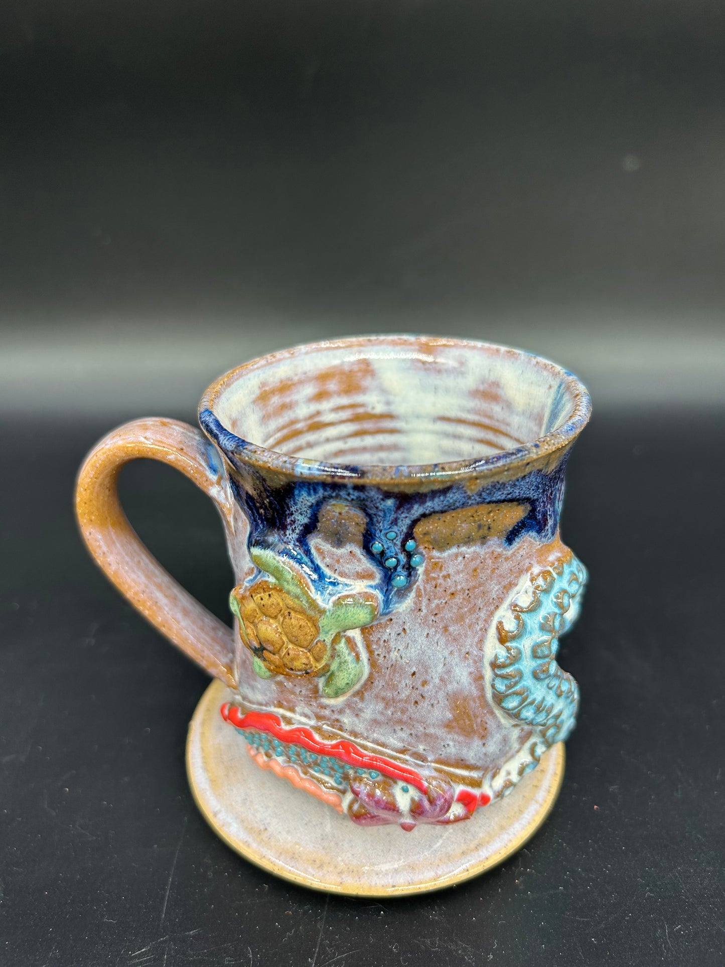 MEDIUM Turtle / Octopus tentacle Mug 12
