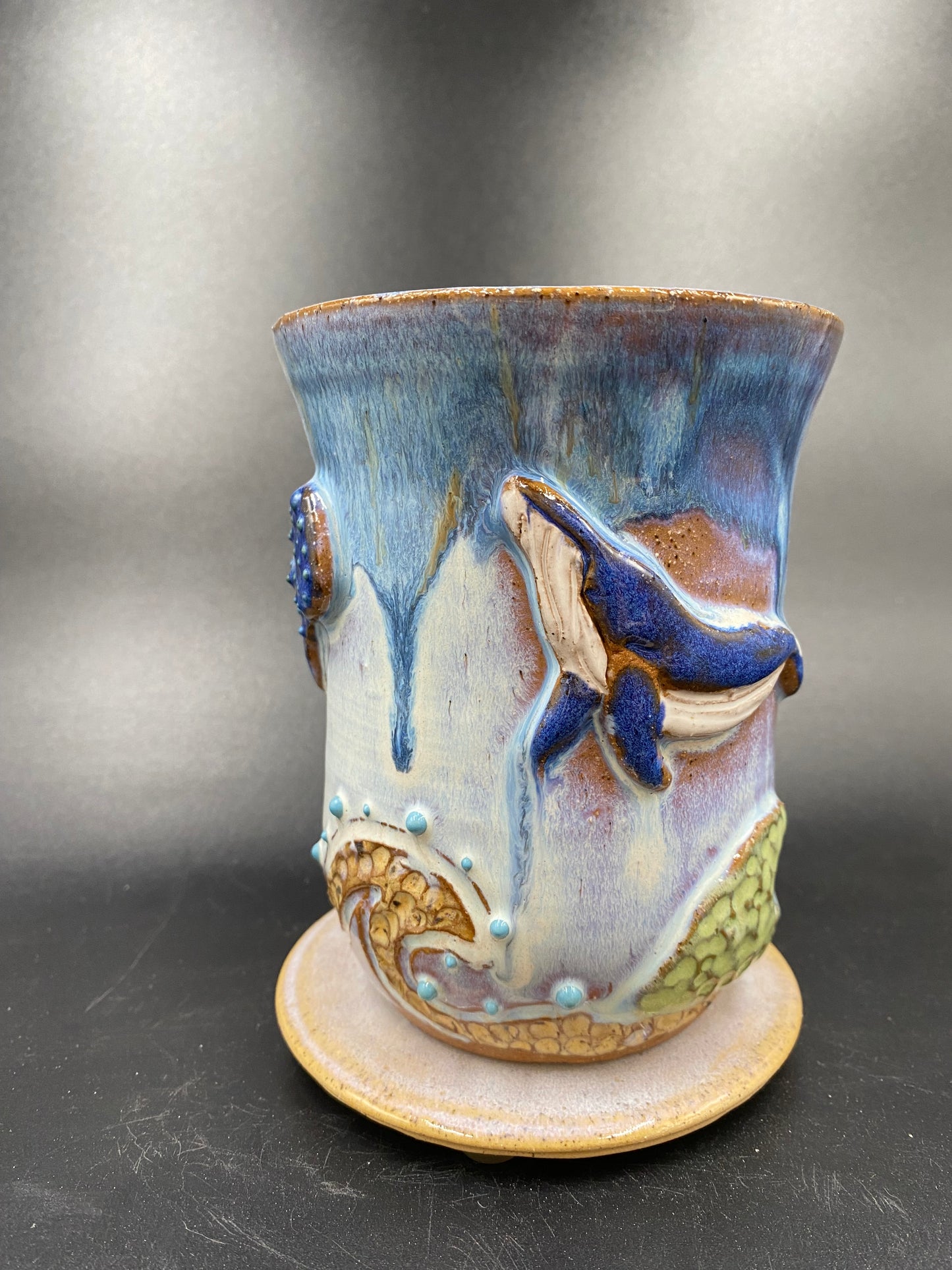 LARGE WRAP AROUND Whale Shark / Whale Mug 19