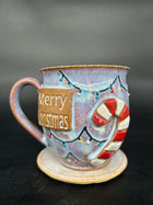 MEDIUM Candy cane mug 9 - MERRY CHRISTMAS