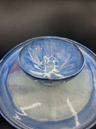 NEW - blue CHIP & BOWL