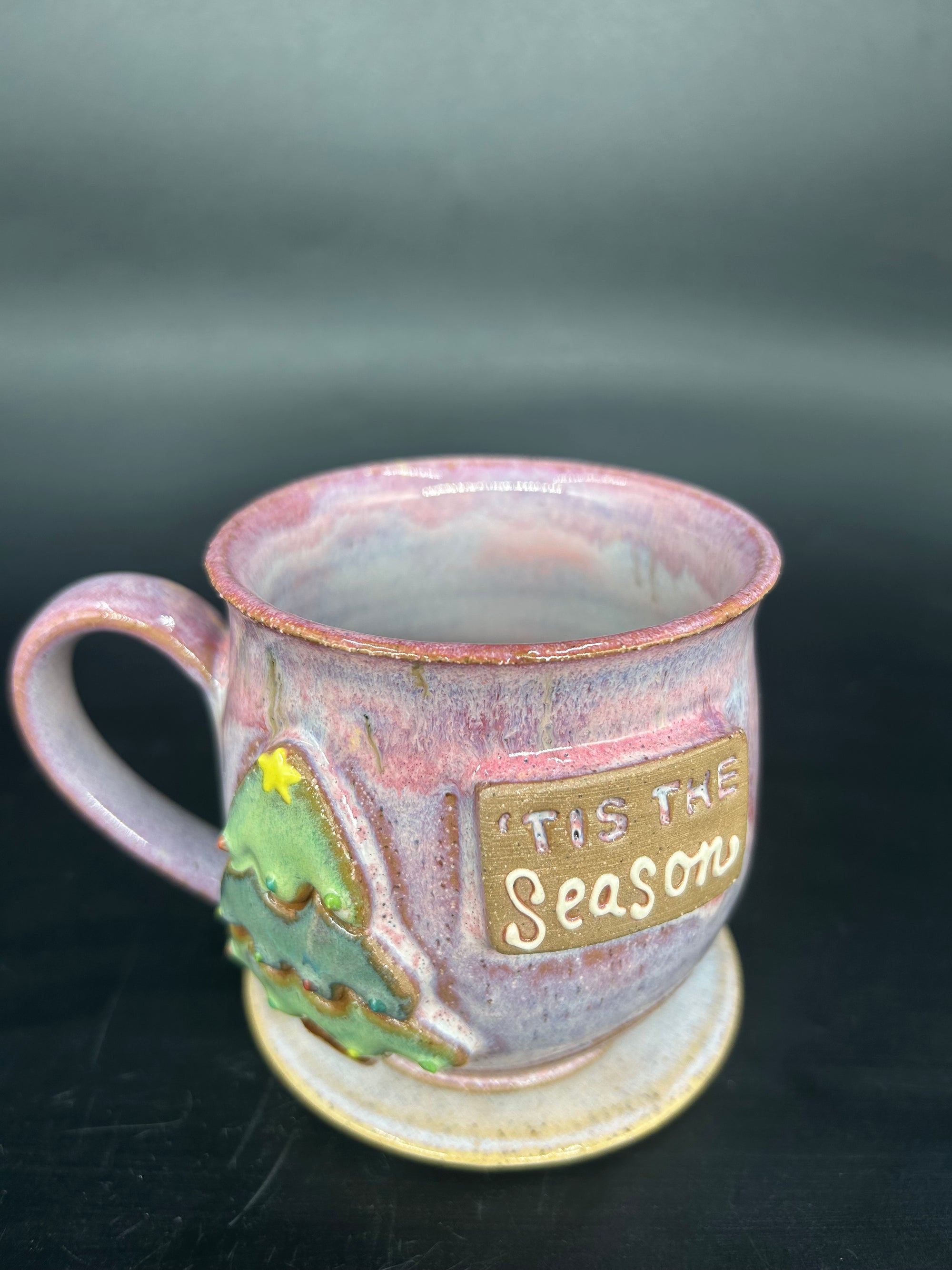 MEDIUM Christmas tree mug 1 - TIS THE SEASON