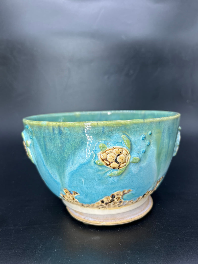 WRAP AROUND turtle wave SALAD BOWL