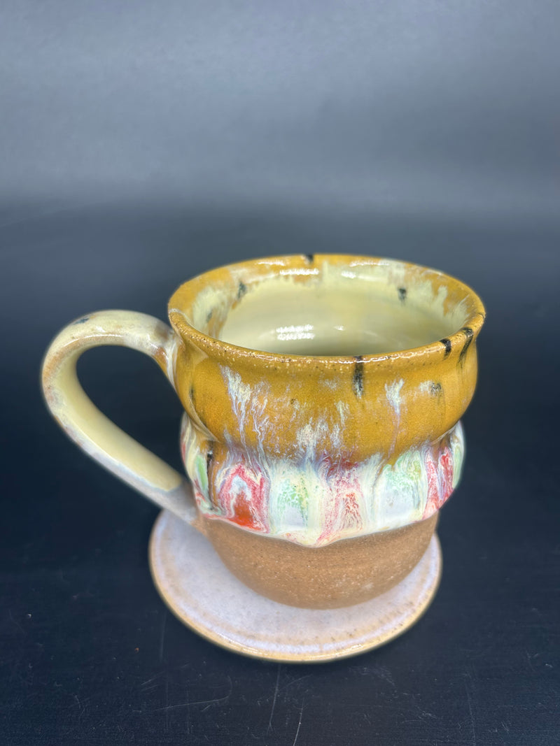 MEDIUM Bubble drippy glaze mug 23