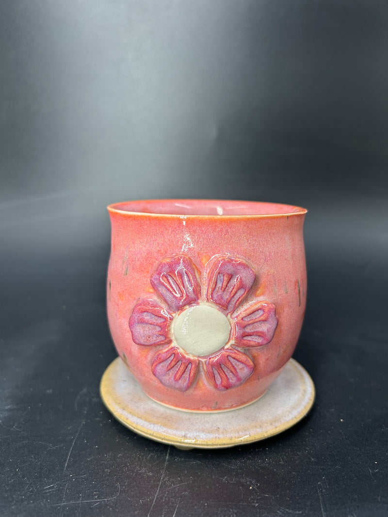MEDIUM flower TUMBLER