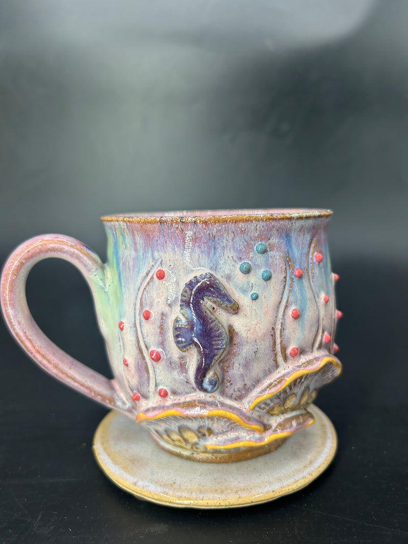 MEDIUM seahorse mug