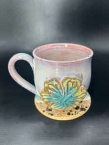 MEDIUM hibiscus mug 22