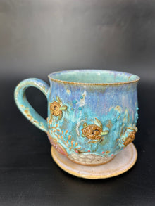 MEDIUM turtle coral mug 8
