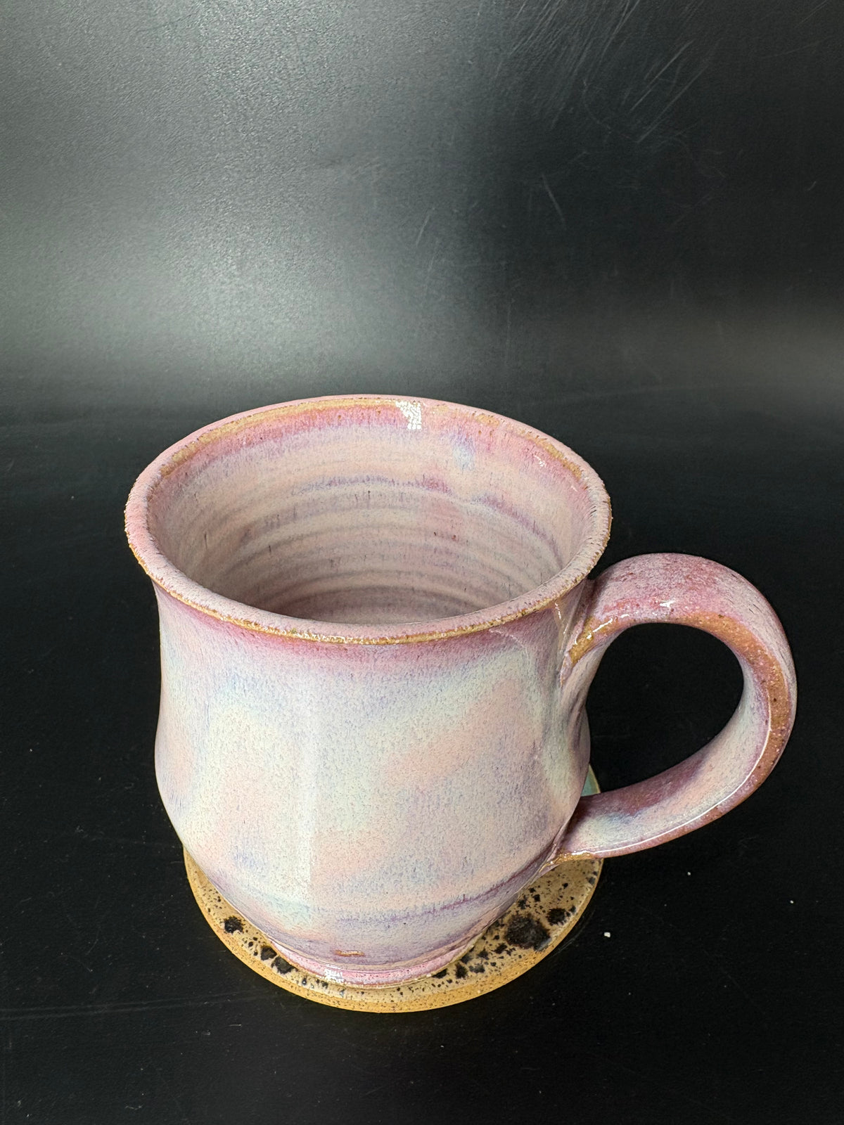 MEDIUM - Pink Bee / Flower Mug