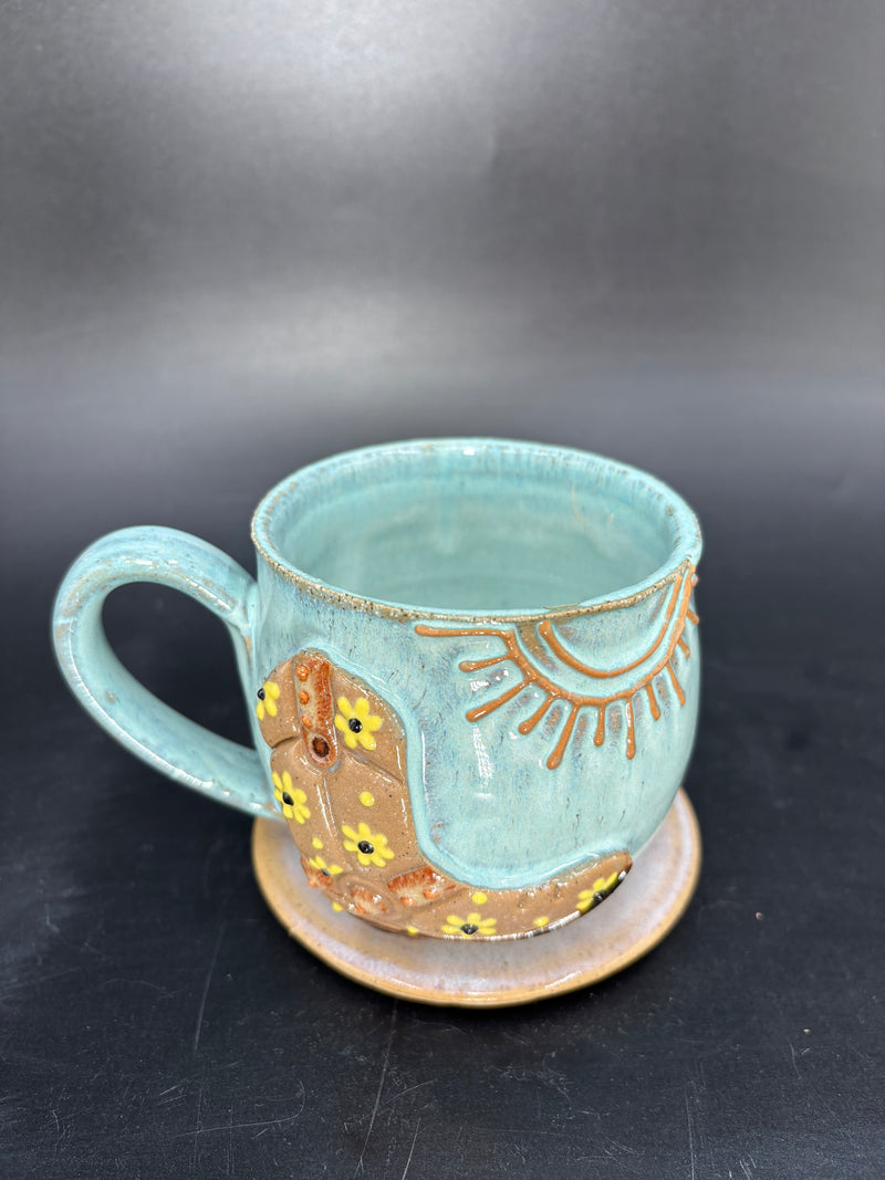MEDIUM cowgirl boot mug