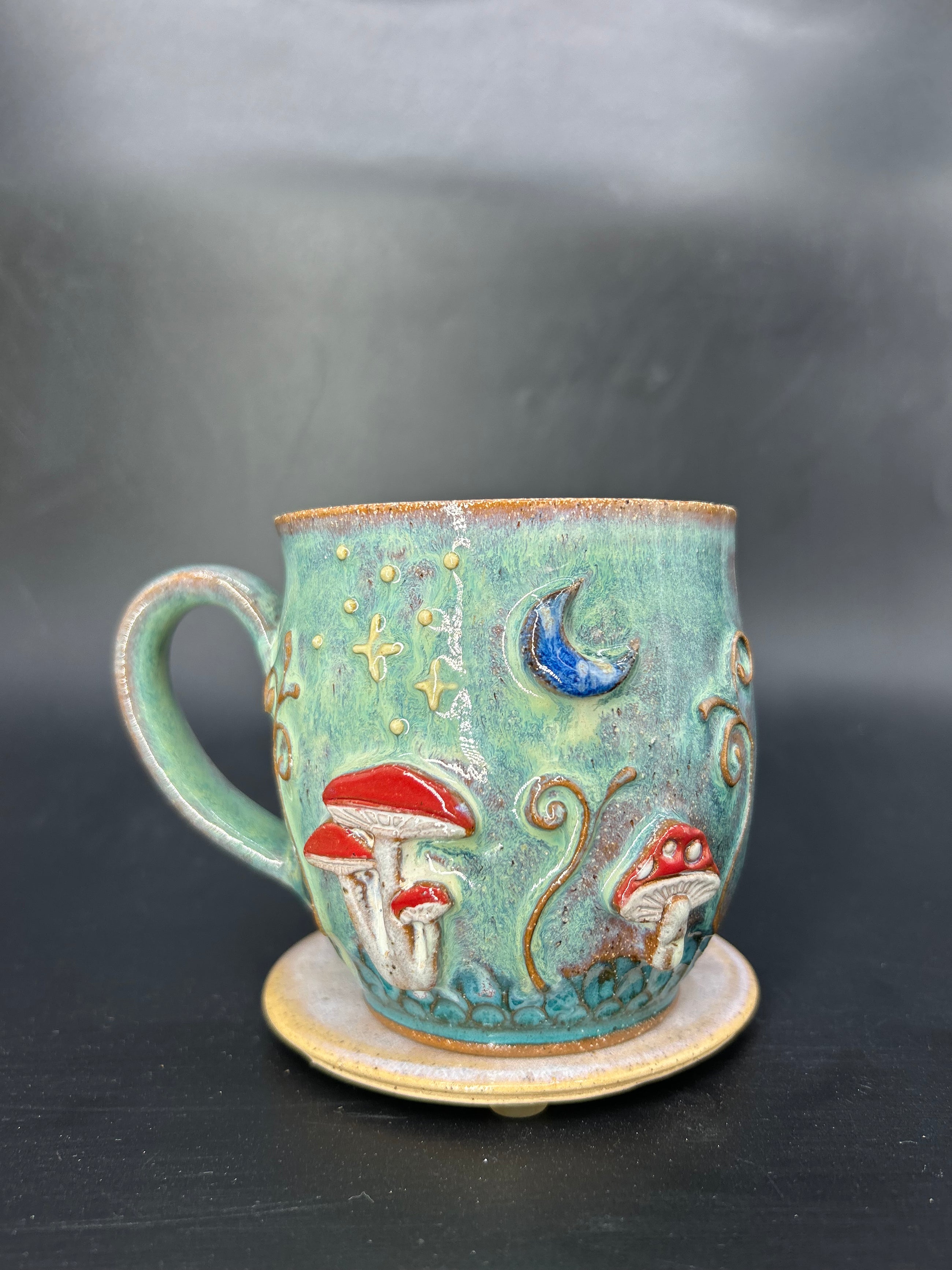 MEDIUM mushroom moon mug 2