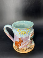 MEDIUM Australian kangaroo / kombi van mug 9