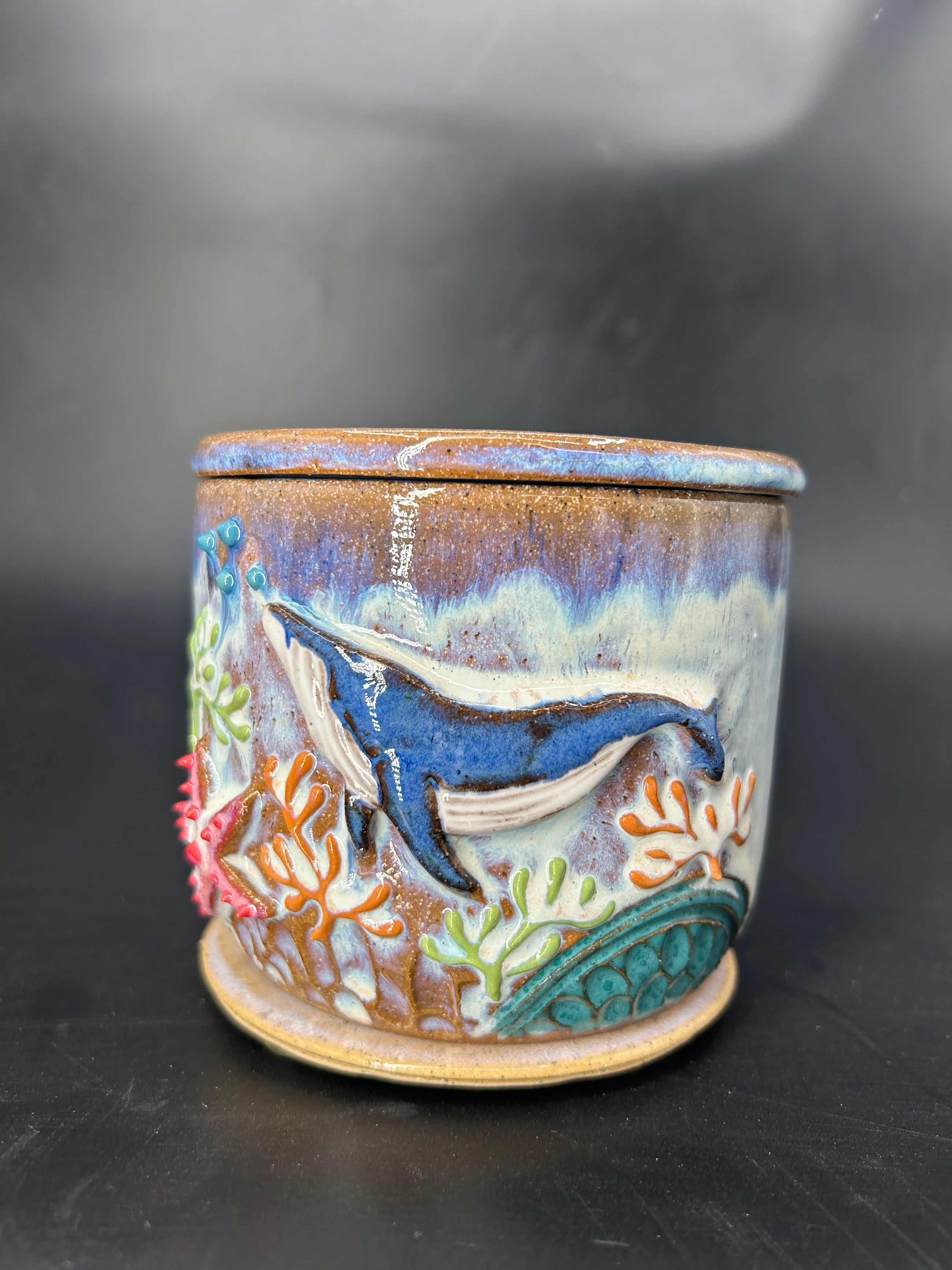 NEW - whale coral BUTTER BELL