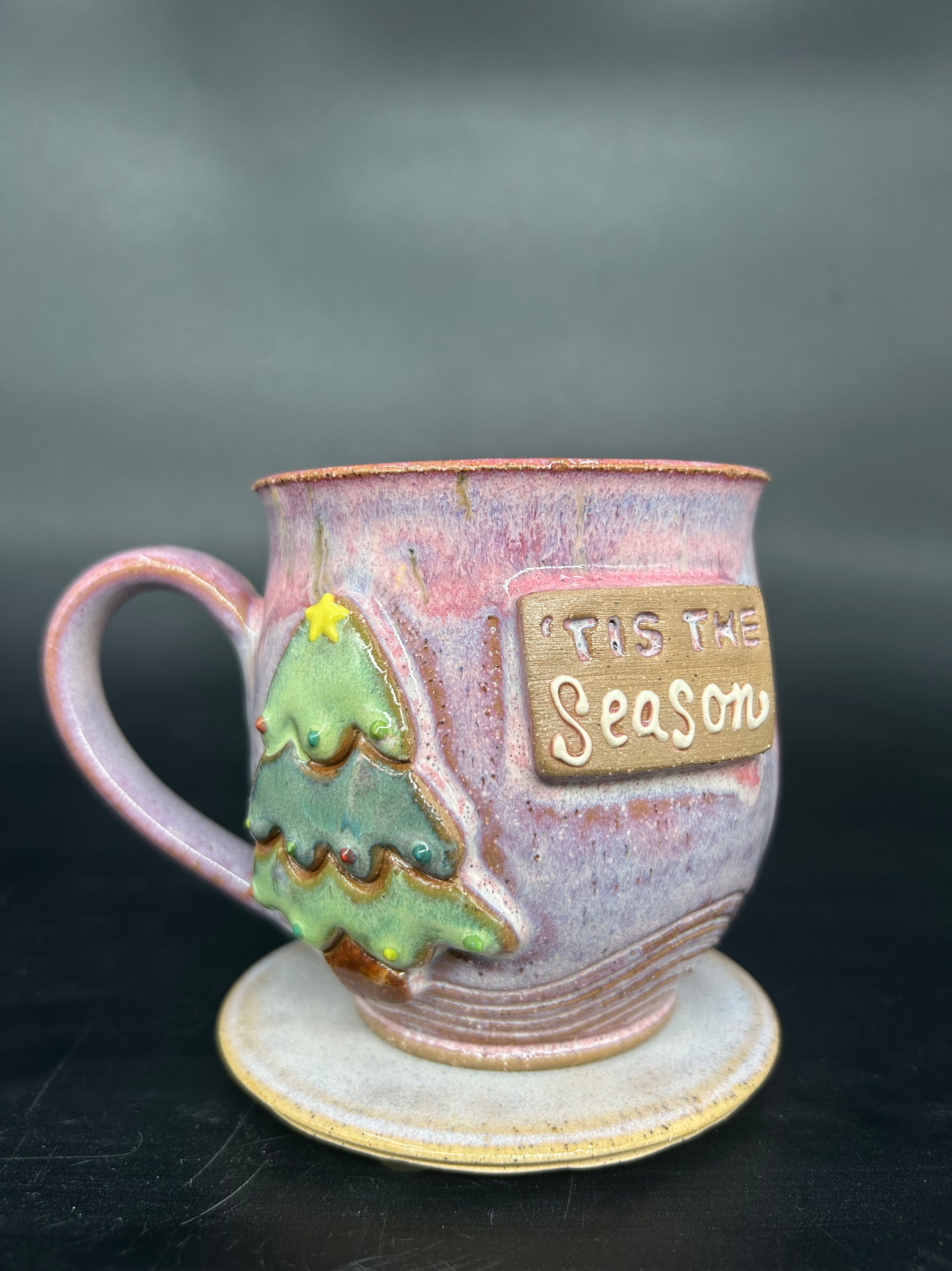 MEDIUM Christmas tree mug 1 - TIS THE SEASON