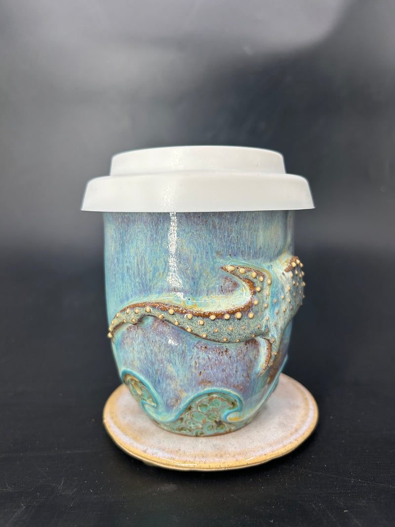 SMALL whale shark KEEP CUP