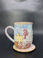 MEDIUM seahorse mug 8