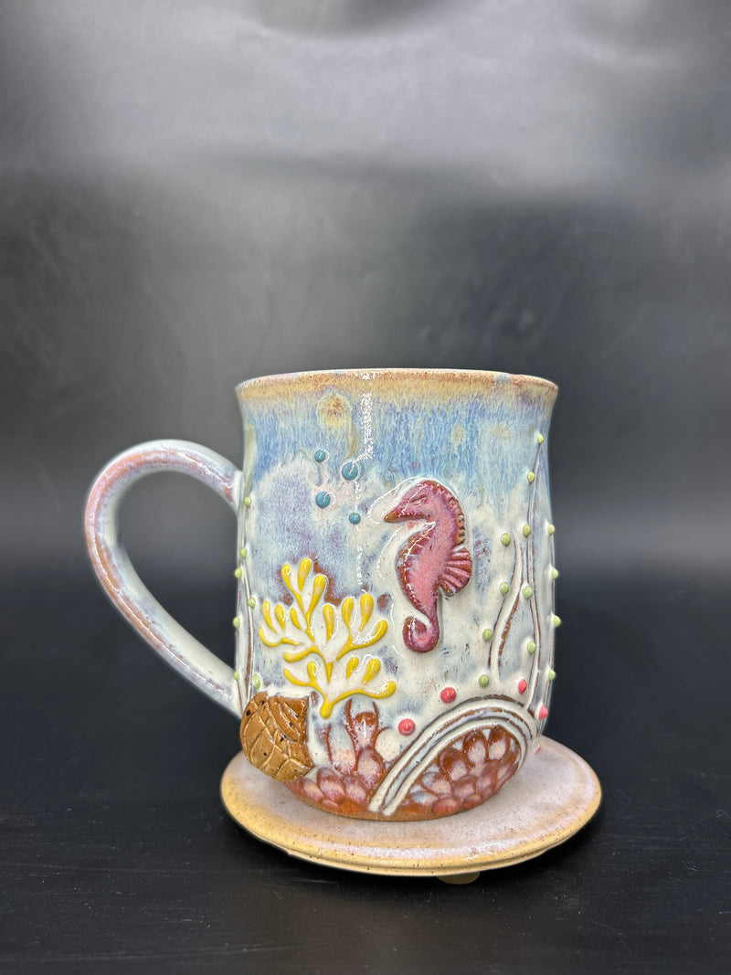 MEDIUM seahorse mug 8