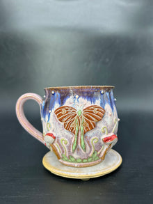 MEDIUM Moth / mushroom mug 8