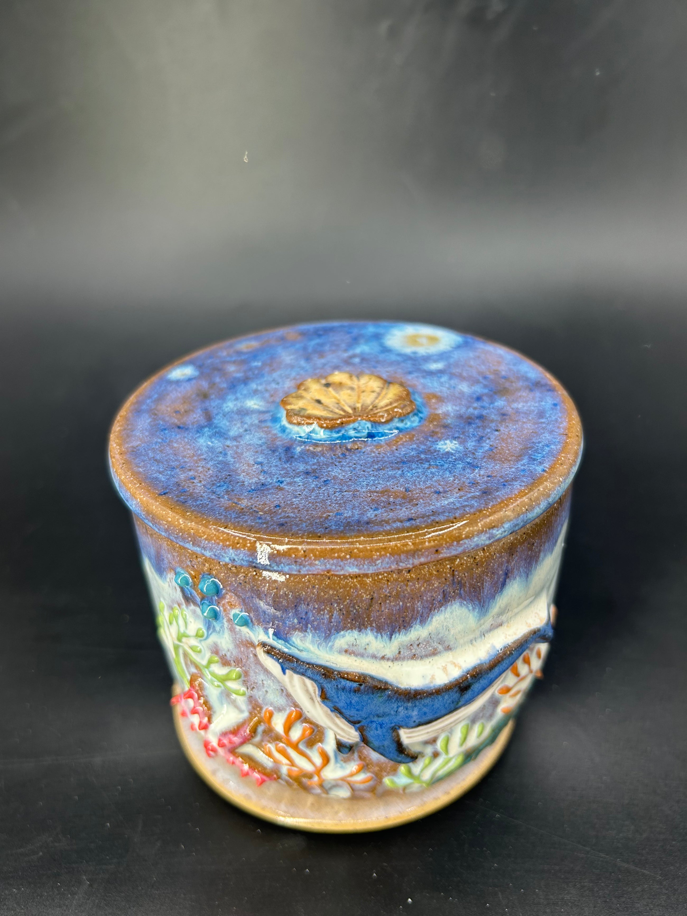 NEW - whale coral BUTTER BELL