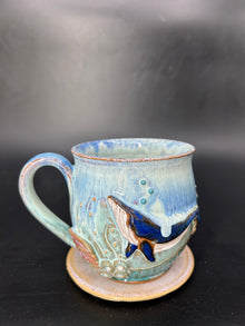 MEDIUM WRAP AROUND whale mug 23