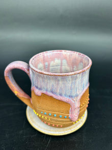 MEDIUM Textured drippy mug 7