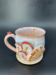 MEDIUM fairy door / mushroom mug 5