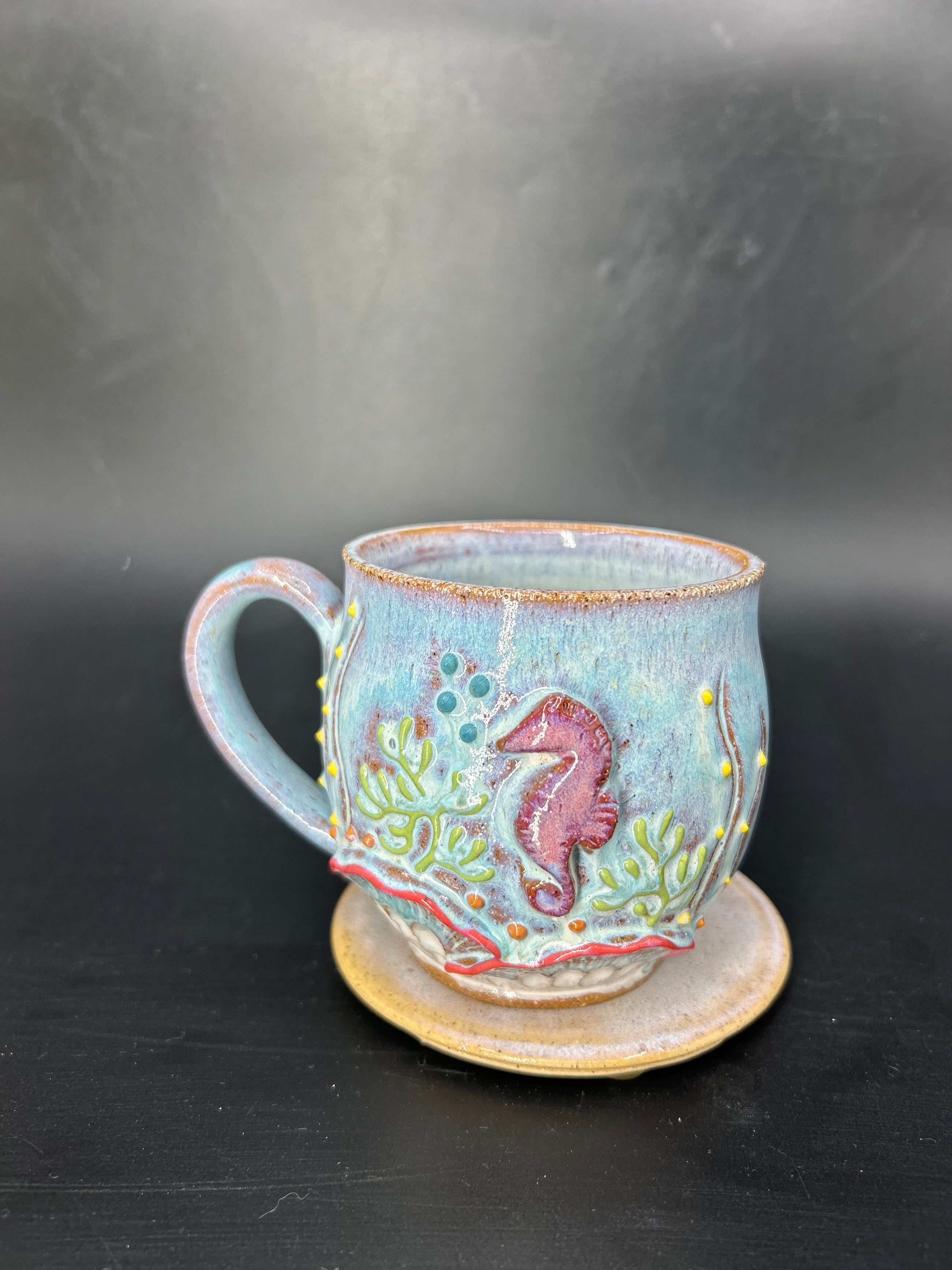 MEDIUM seahorse mug 3