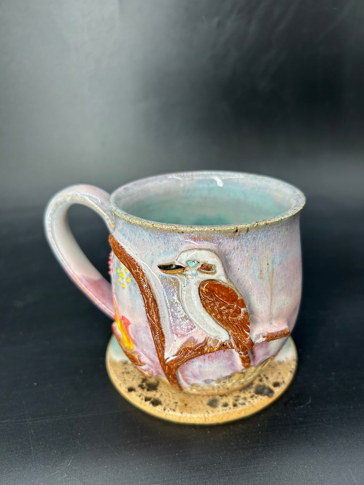 MEDIUM Australian kookaburra mug 14