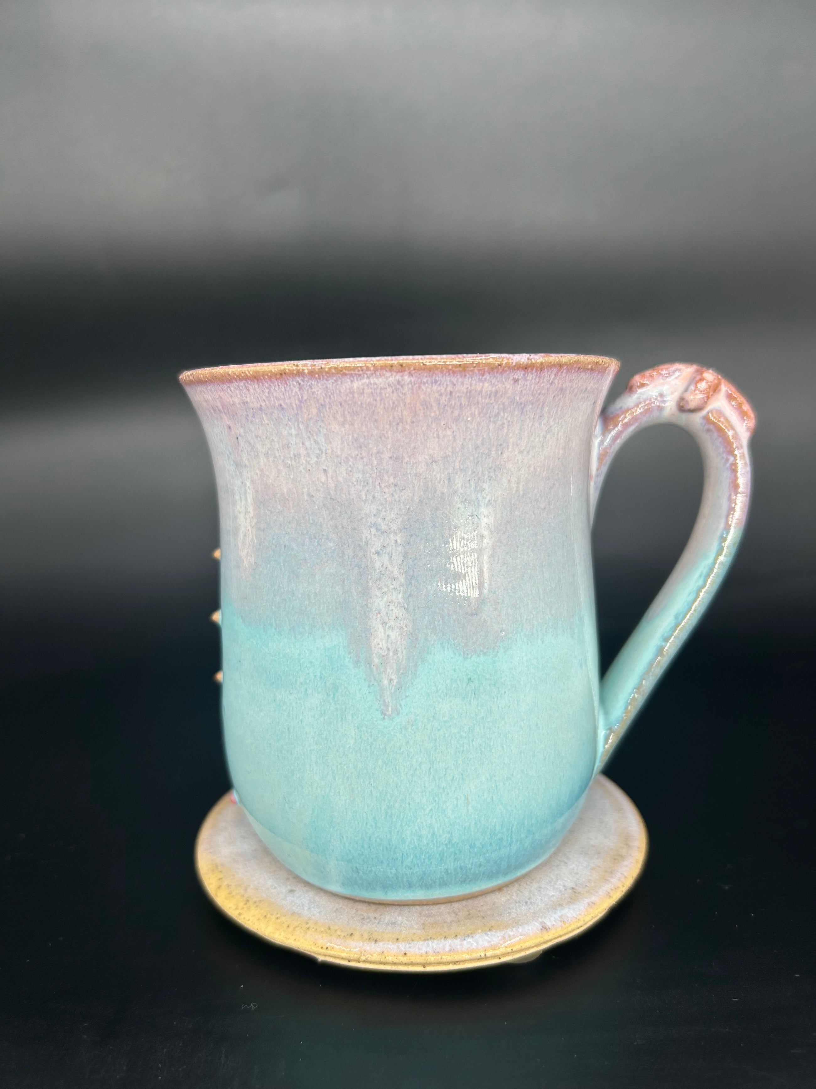 MEDIUM Dolphin Mug / starfish handle