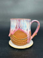 MEDIUM Textured drippy mug 7