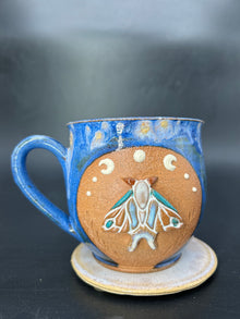 MEDIUM galaxy moth mug 19