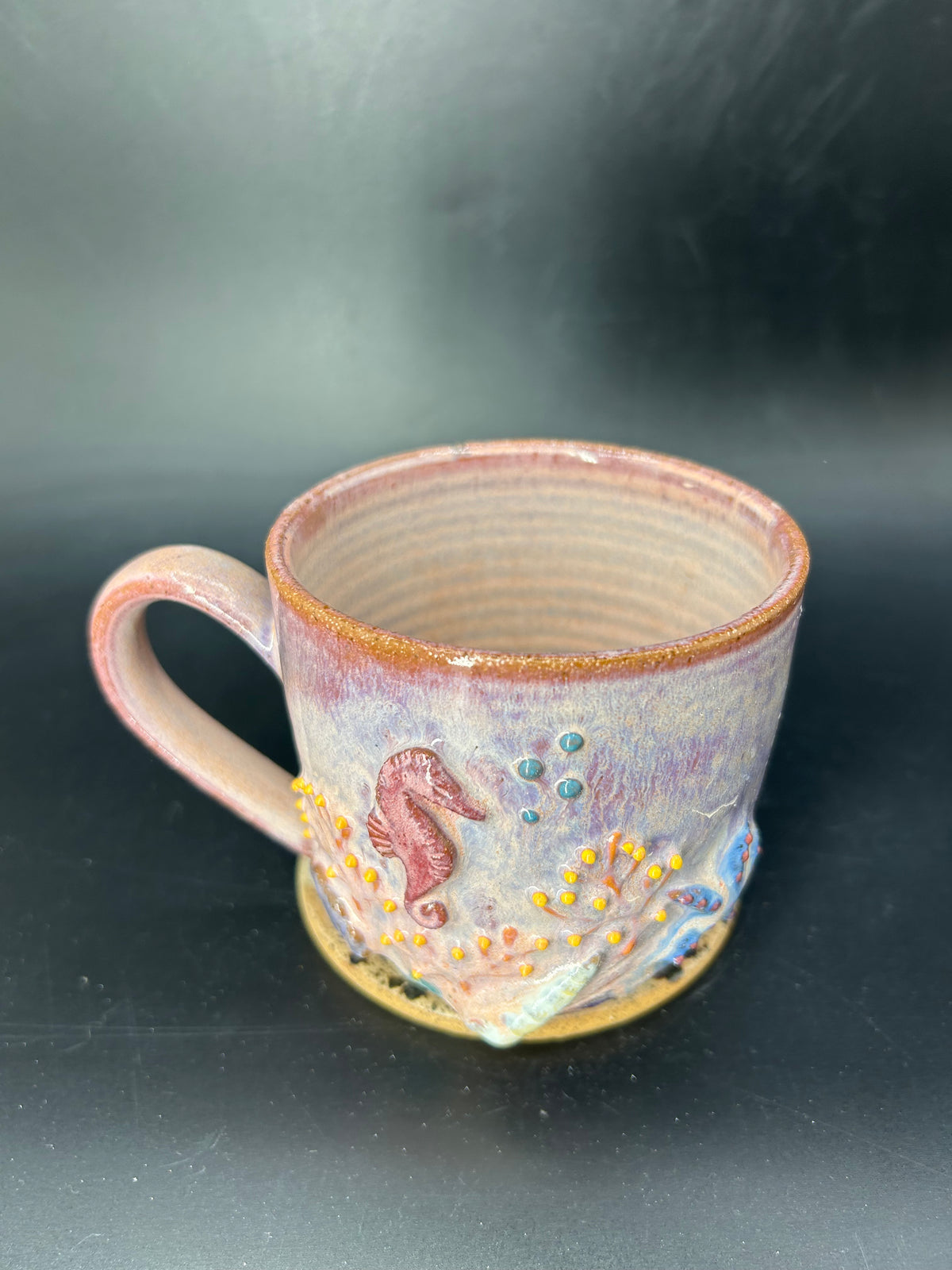 IMPERFECT seahorse mug